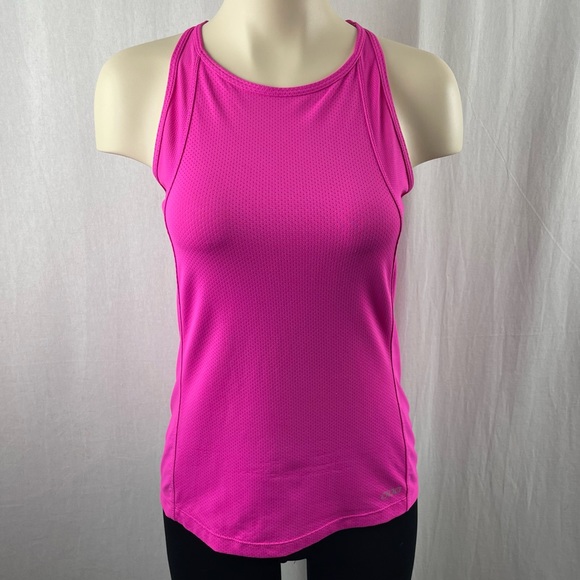 Lorna Jane Hot Pink High Neckline and Large Open Keyhole Back S - Picture 1 of 8